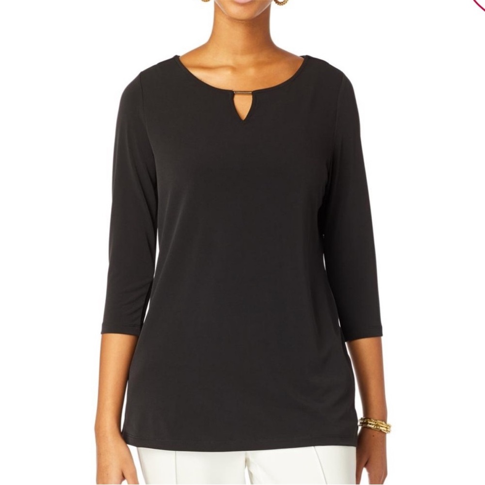 IMAN Global Chic Keyhole Tunic